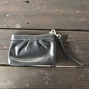 Coach Wristlet - Soft black leather
